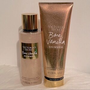 VS Bare Vanilla Shimmer Body Set